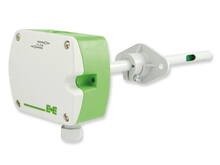 Messumformer für CO2 - EE850 Der Kanalmessumformer EE850 misst den CO2‐ Gehalt, die Feuchte und die Temperatur in Lüftungskanälen.